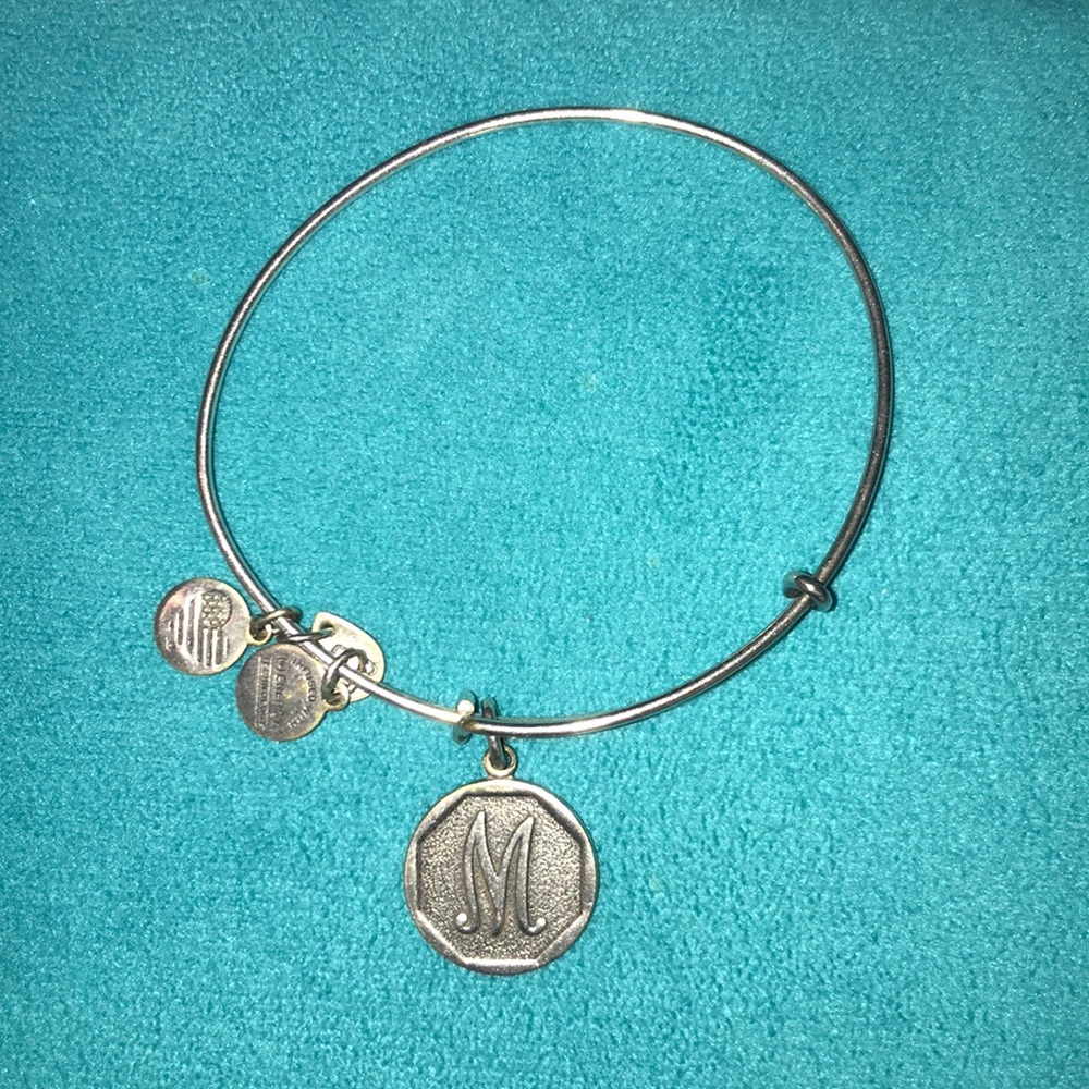 Alex and Ani “M” charm bangle